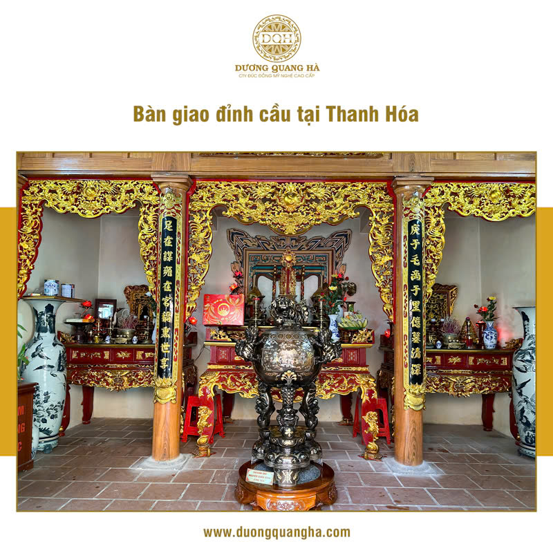 BÀN GIAO ĐỈNH CẦU THẤT LÂN CHO KHÁCH HÀNG TẠI THANH HÓA