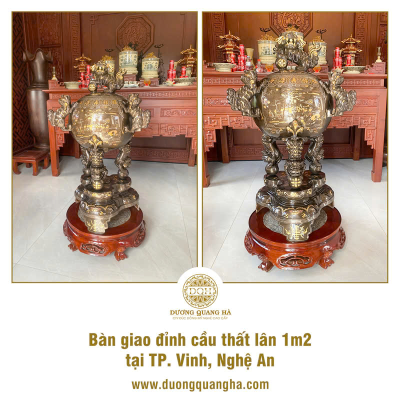 BÀN GIAO ĐỈNH THẤT LÂN CAO 1M2 TẠI TP. VINH, NGHỆ AN