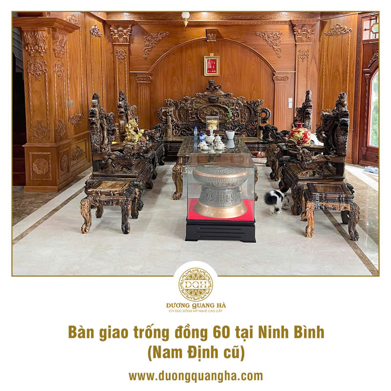 BÀN GIAO TRỐNG ĐỒNG ĐƯỜNG KÍNH 60CM TẠI NINH BÌNH (NAM ĐỊNH CŨ)