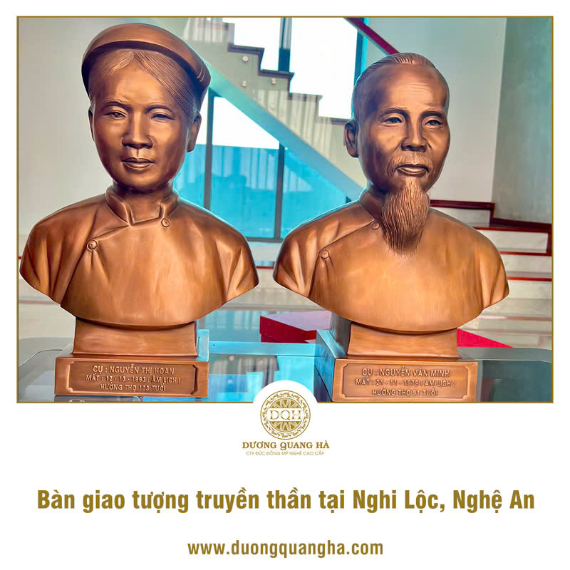 BÀN GIAO TƯỢNG TRUYỀN THẦN CỤ ÔNG CỤ BÀ TẠI NGHỆ AN