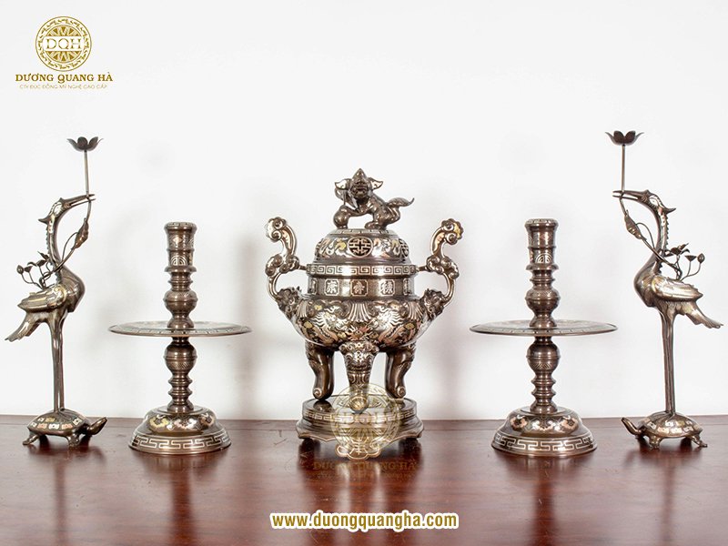 Bộ đỉnh đồng ngũ sự: Ý nghĩa và địa chỉ mua uy tín, đẹp, giá tốt