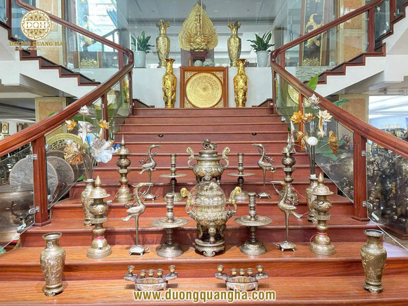 Bộ đồ thờ bằng đồng giá bao nhiêu? Báo giá chi tiết