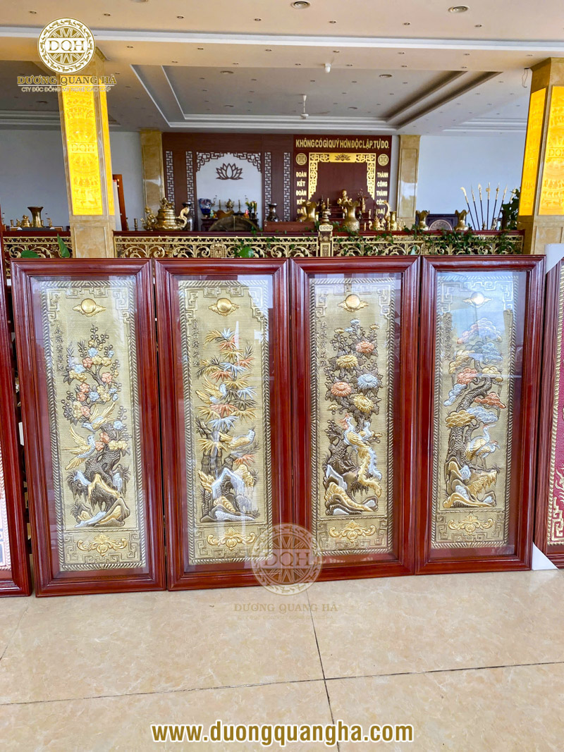 Bộ tranh tứ quý - Ý nghĩa từng bức tranh và cách treo chuẩn phong thủy