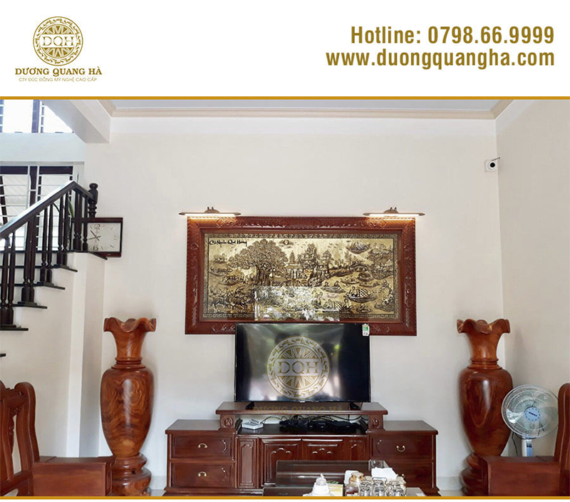 Gợi ý cách chọn và treo tranh đồng phong thuỷ chuẩn nhất