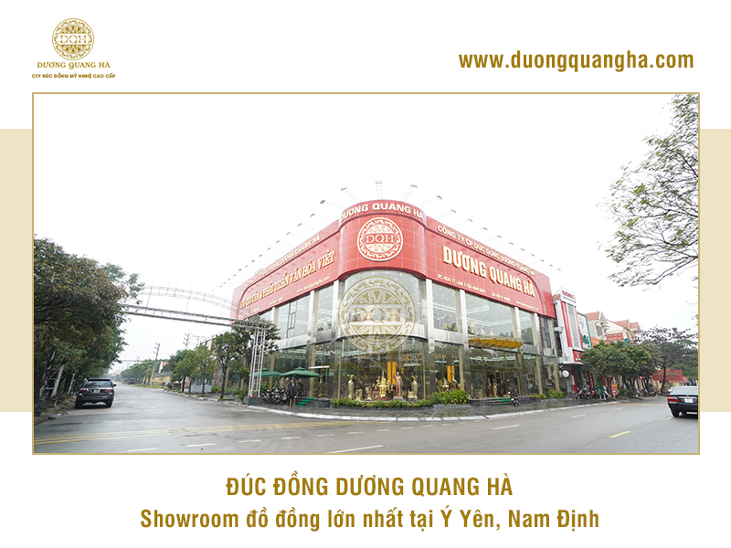 Đúc đồng Dương Quang Hà - Showroom đồ đồng lớn nhất tại Ý Yên, Nam Định