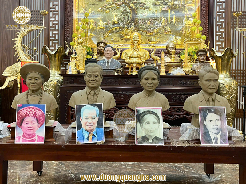 Đúc tượng chân dung ông bà ở đâu uy tín?