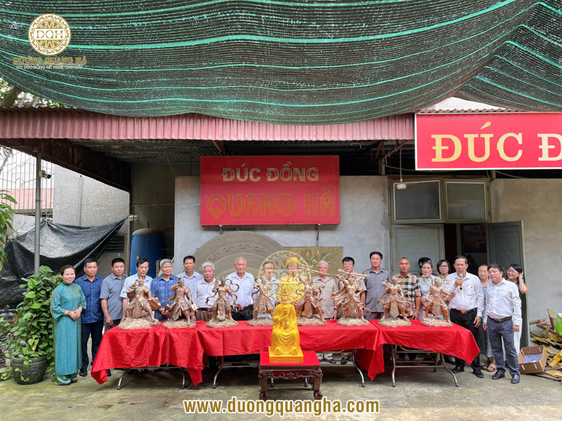 Đúc tượng đồng theo yêu cầu: Thiết kế chuẩn mẫu, chế tác tinh xảo