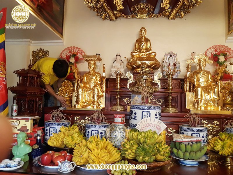 Đúc tượng Phật cho chùa, đình, đền, nhà thờ tổ giá tốt, chất lượng cao