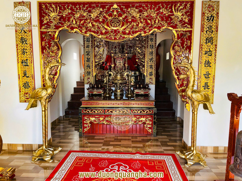 Hạc thờ - Ý nghĩa, cách lựa chọn đúng trong không gian thờ cúng