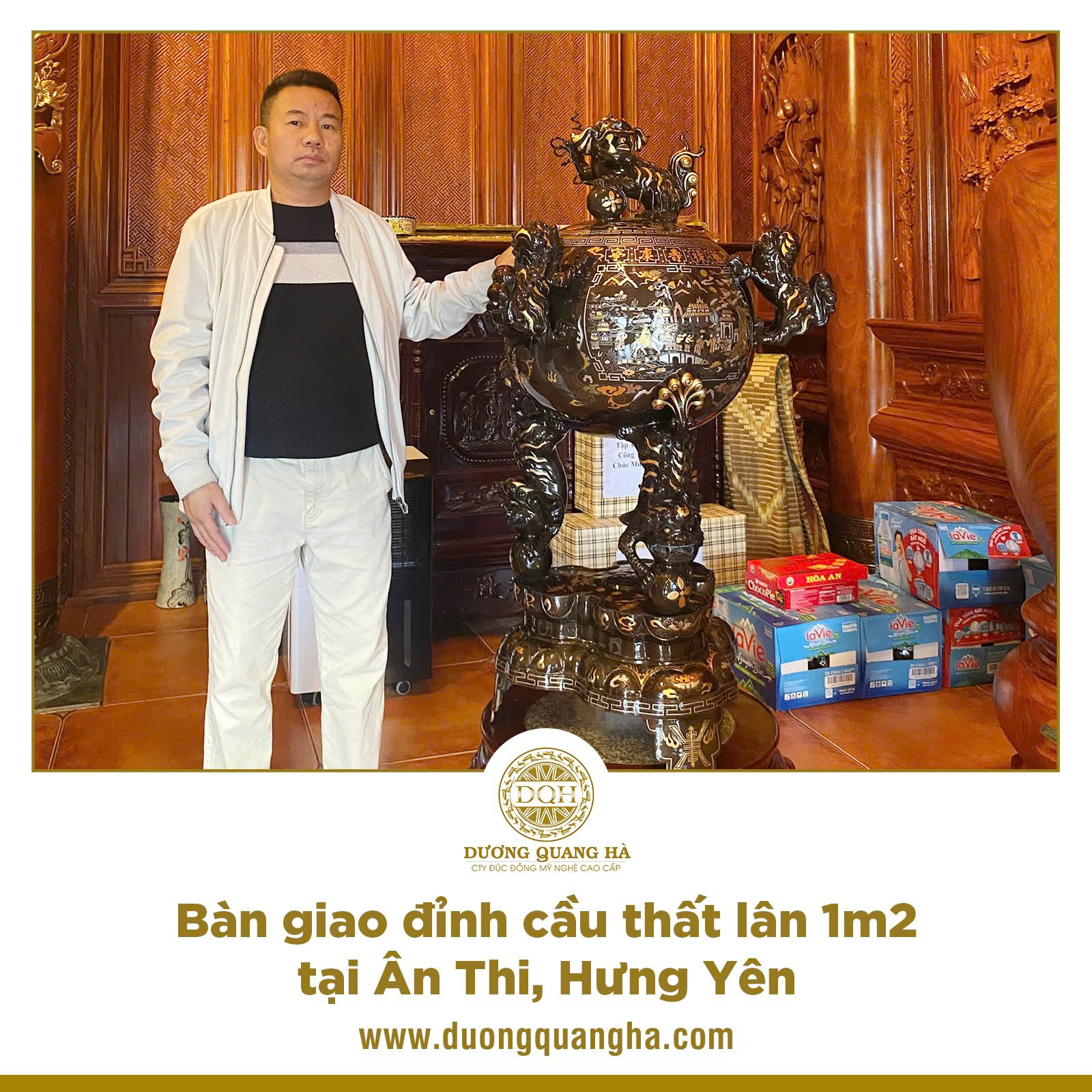 HOÀN THÀNH BÀN GIAO ĐỈNH CẦU THẤT LÂN CHO KHÁCH HÀNG TẠI ÂN THI, HƯNG YÊN