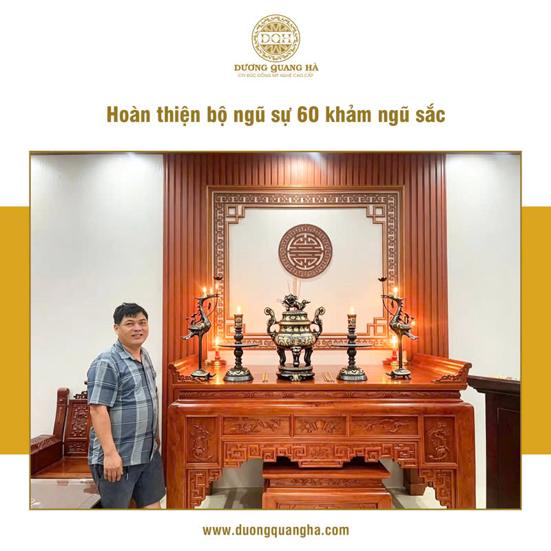 HOÀN THIỆN BỘ NGŨ SỰ KHẢM NGŨ SẮC 60 CHO KHÁCH HÀNG