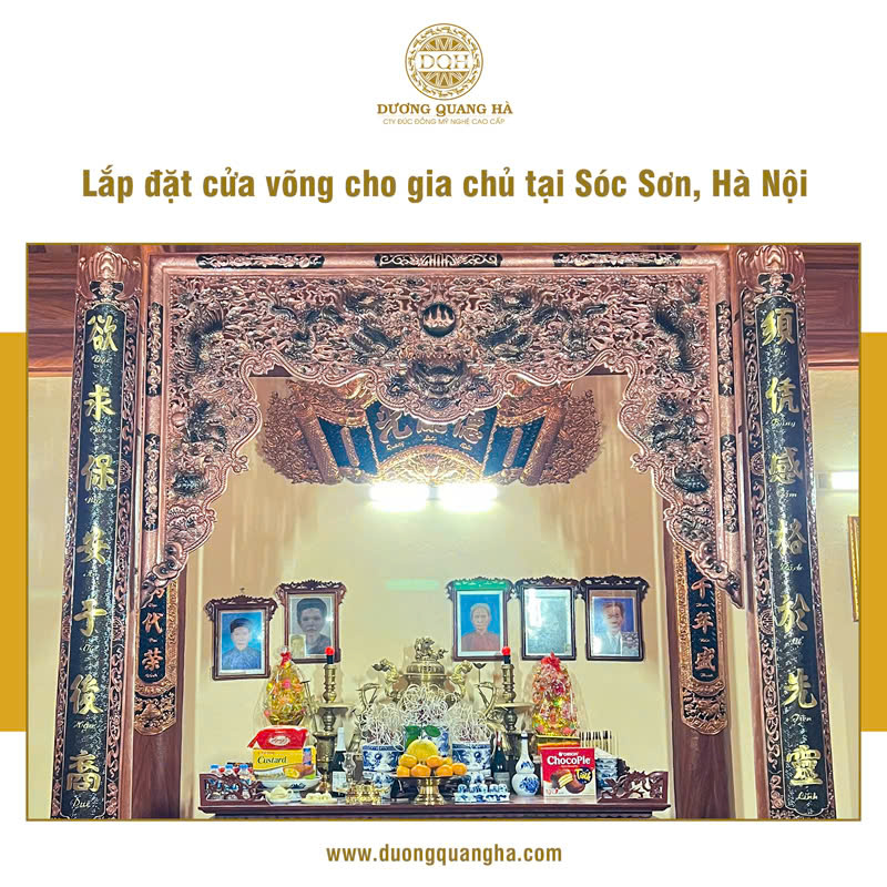LẮP ĐẶT CỬA VÕNG THỦ CÔNG CHO GIA ĐÌNH KHÁCH HÀNG TẠI SÓC SƠN - HÀ NỘI