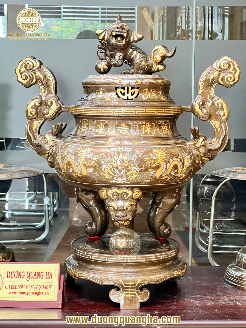 Mẫu đỉnh đồng đẹp - Điểm nhấn trang nghiêm cho không gian thờ cúng