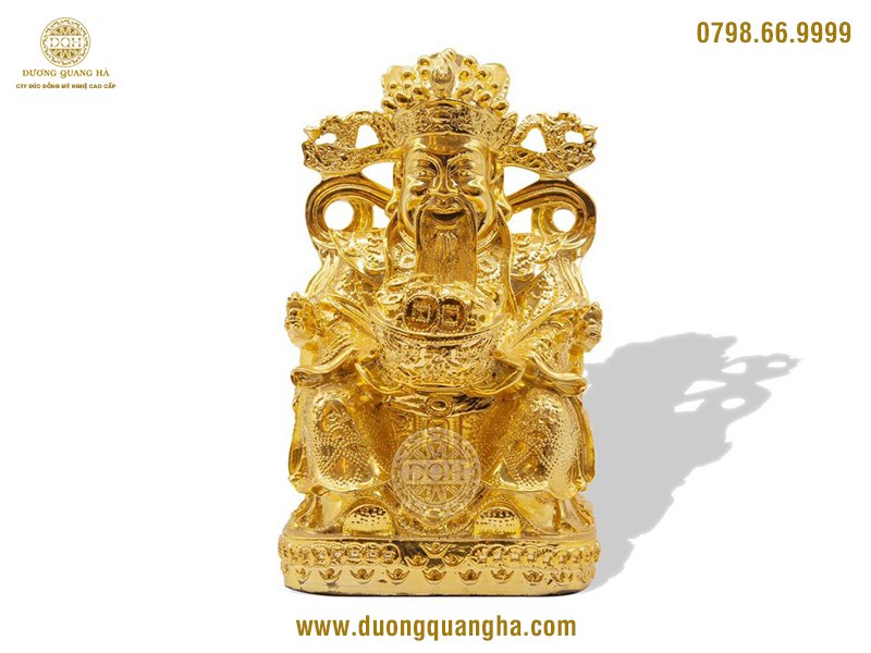 Mẫu tượng đồng Thần Tài đẹp mang đến lộc tài, vượng khí trong năm 2021
