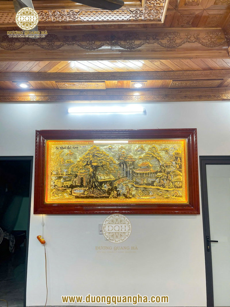 Mua tranh đồng ở đâu uy tín, chuẩn giá trị thủ công truyền thống?