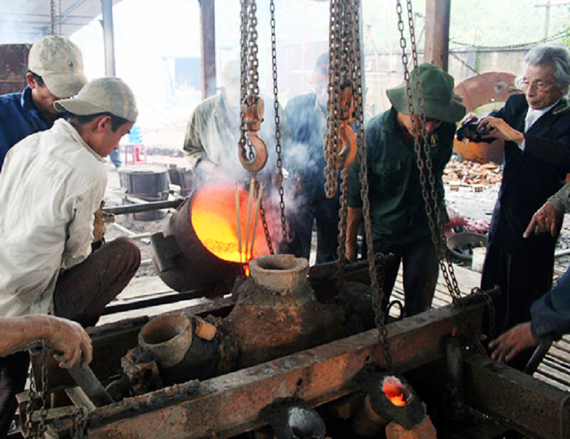 Quy trình đúc đồng truyền thống ở Việt Nam
