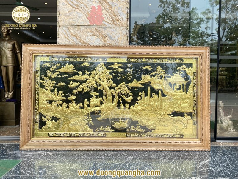 Tranh đồng: Nghệ thuật tinh hoa truyền thống của người Việt Nam