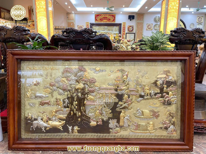 Tranh đồng quê Việt Nam bằng đồng vì sao được ưa chuộng hơn cả?