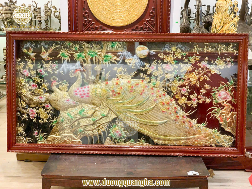 Tranh Hoa Khai Phú Quý - Biểu trưng cho sự giàu có, thịnh vượng, tài lộc