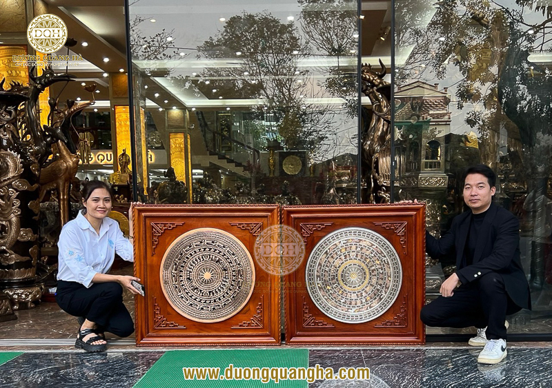 Tranh trống đồng: Đưa văn hóa dân tộc vào không gian sống của bạn 