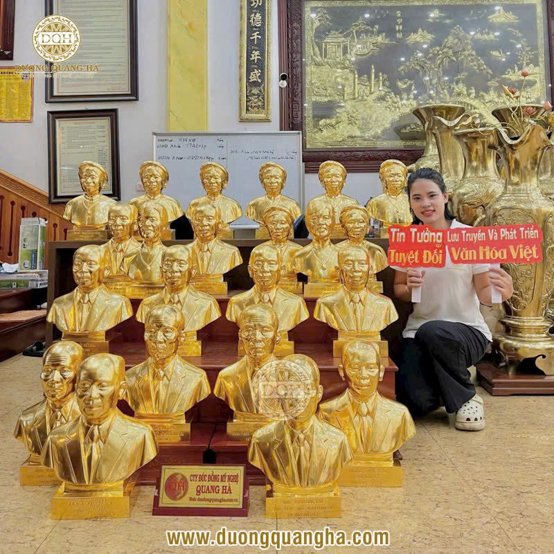 Tượng chân dung bằng đồng: Địa chỉ nhận đúc uy tín, giống đến 99%