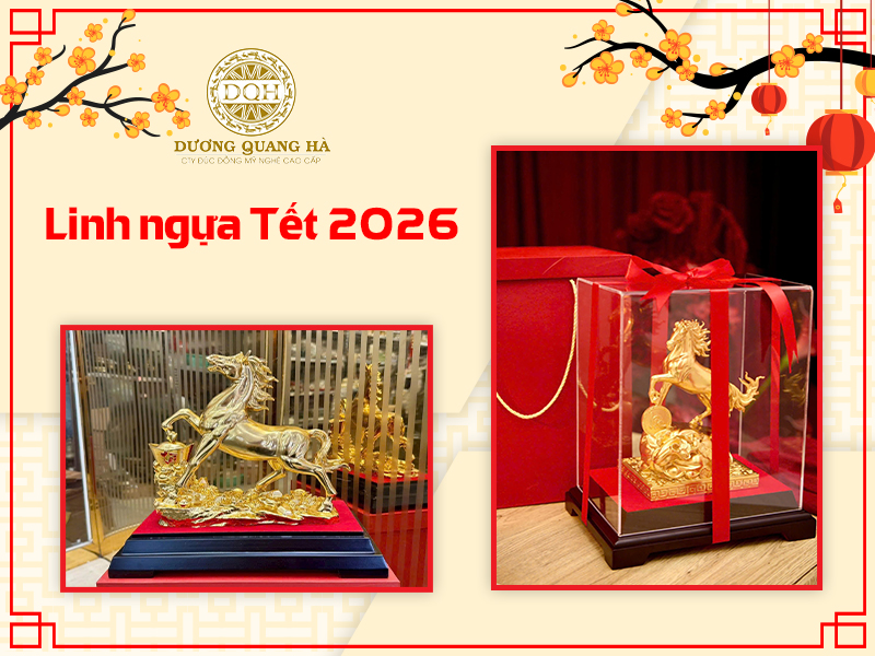 Tượng ngựa - Linh vật chiêu tài đắc lộc Tết Bính Ngọ 2026
