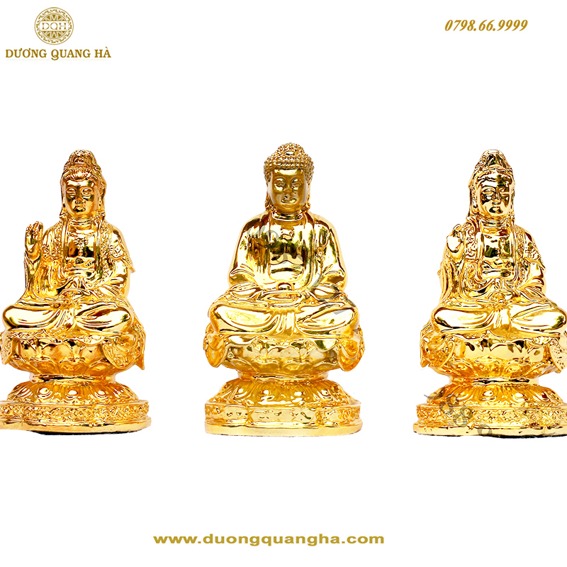 Tượng Phật mini bằng đồng: Bốn mẫu tượng đẹp tinh xảo, linh thiêng