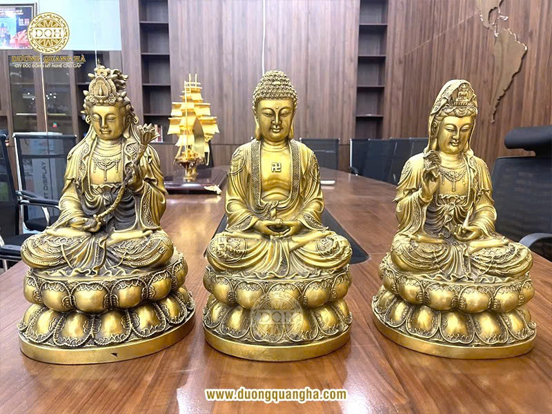 Tượng Tam Thế Phật - Ý nghĩa, cách lựa chọn & địa chỉ uy tín