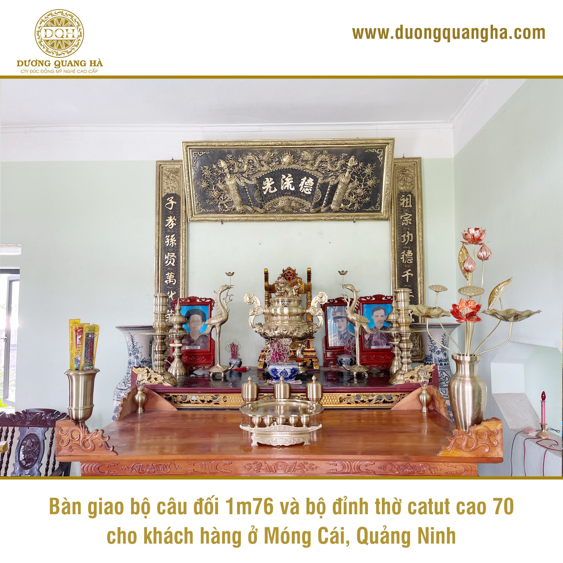 BÀN GIAO BỘ CÂU ĐỐI VÀ BỘ ĐỈNH ĐỒNG CHO KHÁCH HÀNG TẠI TP. MÓNG CÁI, QUẢNG NINH