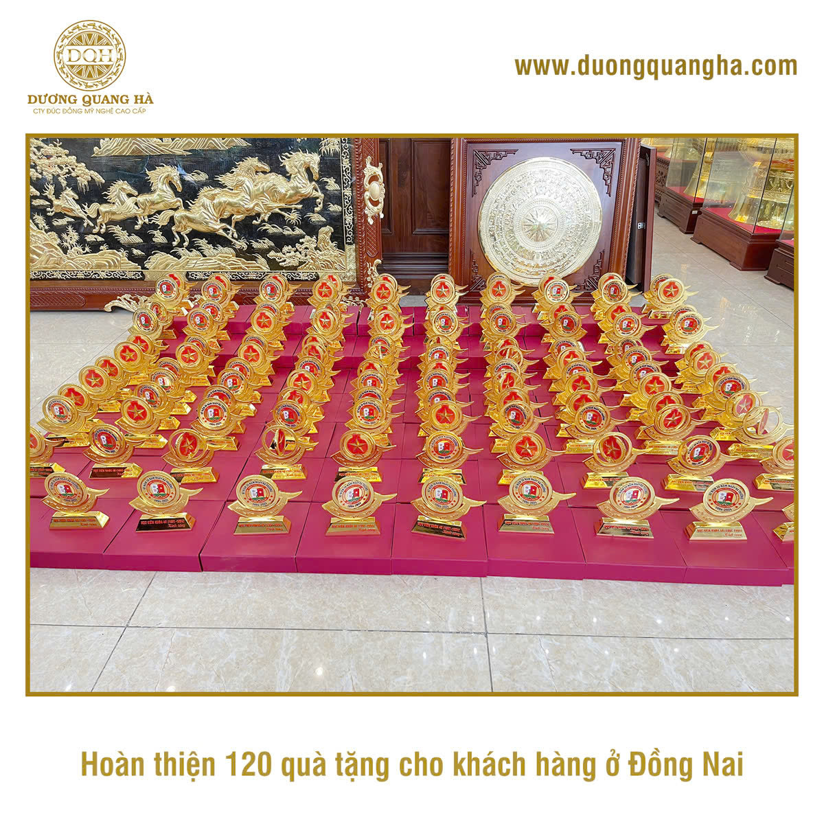 HOÀN THIỆN VÀ BÀN GIAO 120 QUÀ TẶNG CHO KHÁCH VIP Ở ĐỒNG NAI