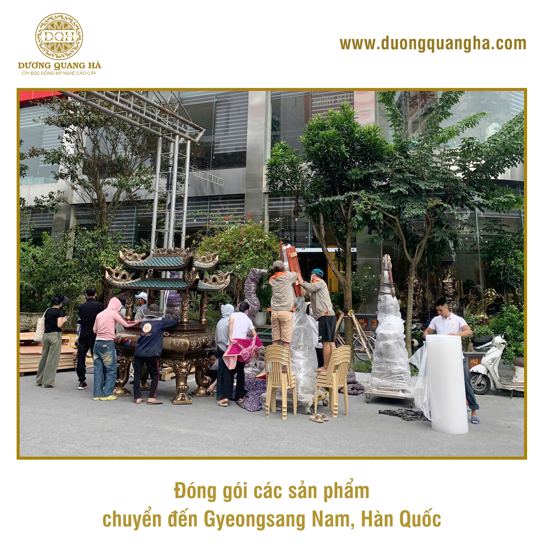 ĐÓNG GÓI VÀ VẬN CHUYỂN CÁC SẢN PHẨM THỦ CÔNG MỸ NGHỆ CAO CẤP ĐẾN GYEONGSANG NAM, HÀN QUỐC