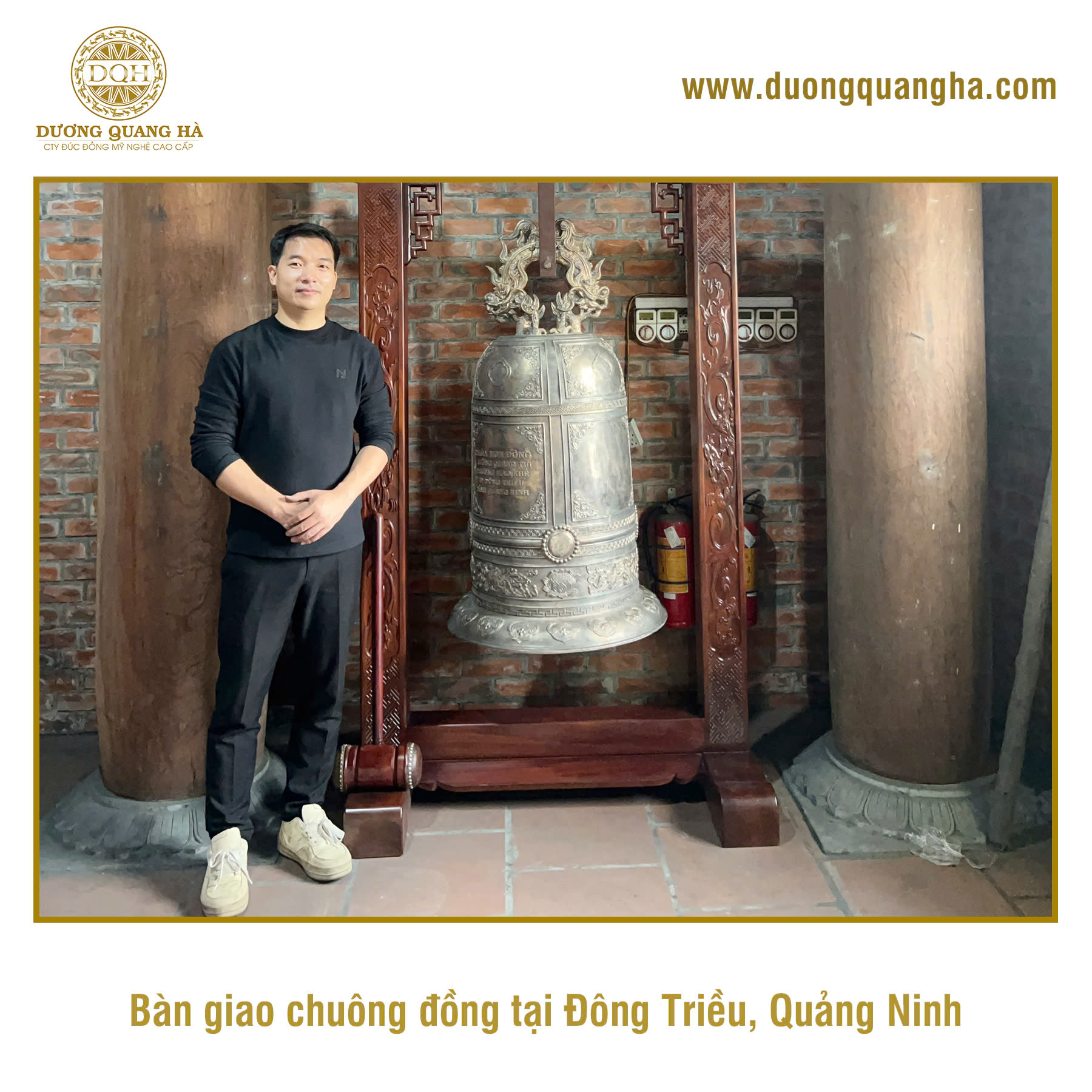 BÀN GIAO CHUÔNG ĐỒNG TẠI ĐÔNG TRIỀU, QUẢNG NINH