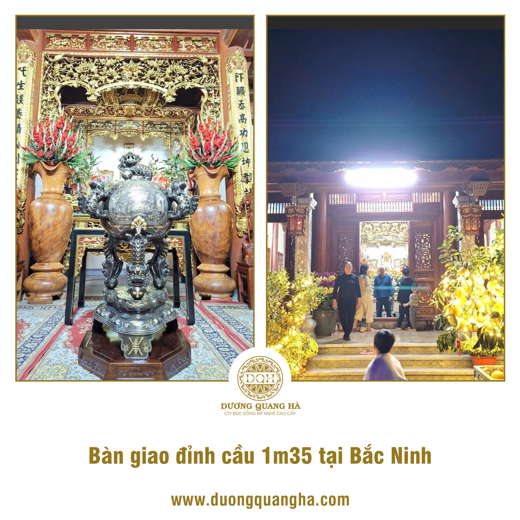 BÀN GIAO ĐỈNH CẦU THẤT LÂN CHO GIA ĐÌNH KHÁCH HÀNG TẠI BẮC NINH