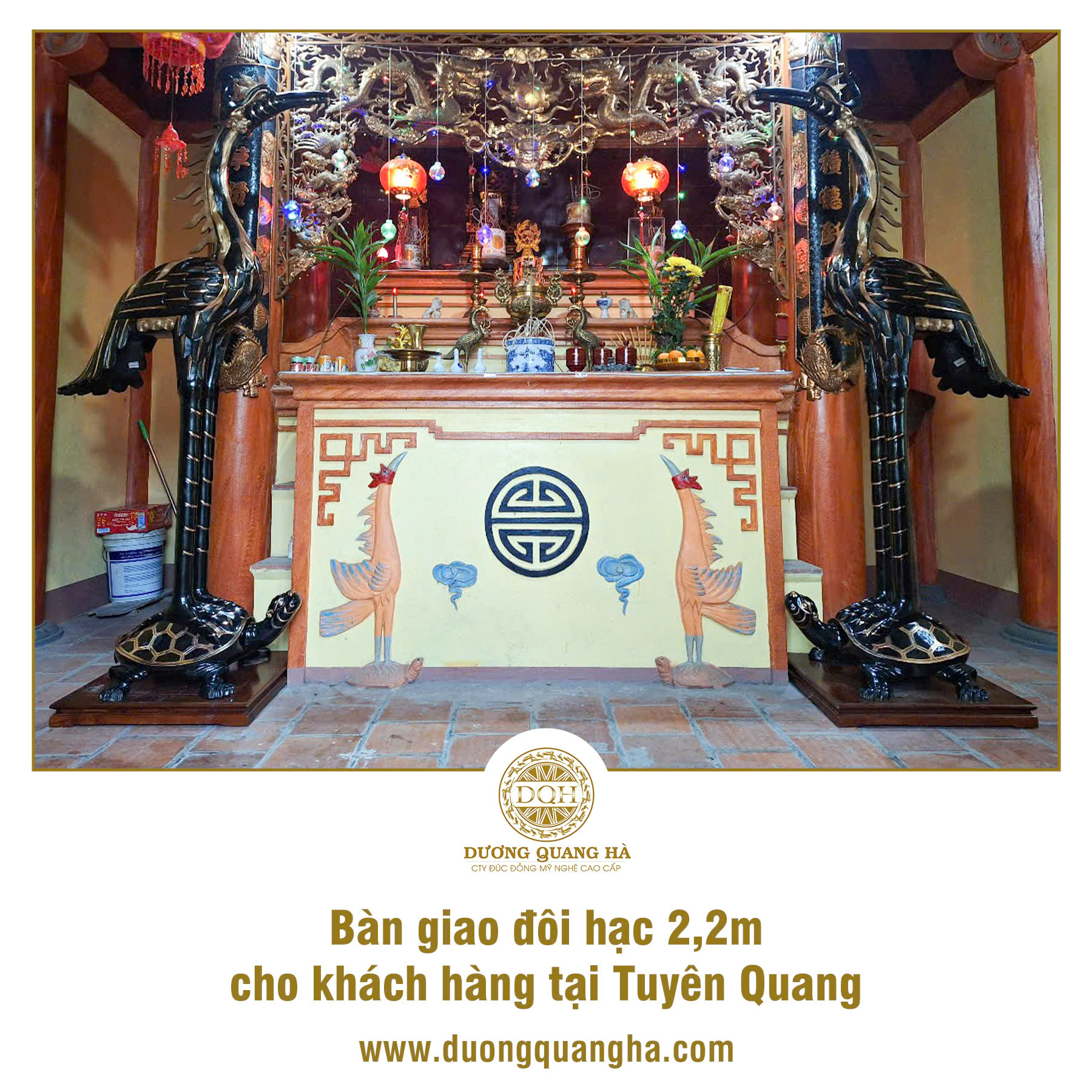 BÀN GIAO ĐÔI HẠC ĐỒNG CHO KHÁCH HÀNG TẠI TUYÊN QUANG