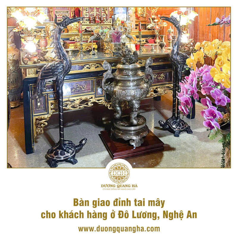 BÀN GIAO ĐỈNH TAI MÂY 1M17 CHO GIA ĐÌNH KHÁCH HÀNG Ở ĐÔ LƯƠNG, NGHỆ AN