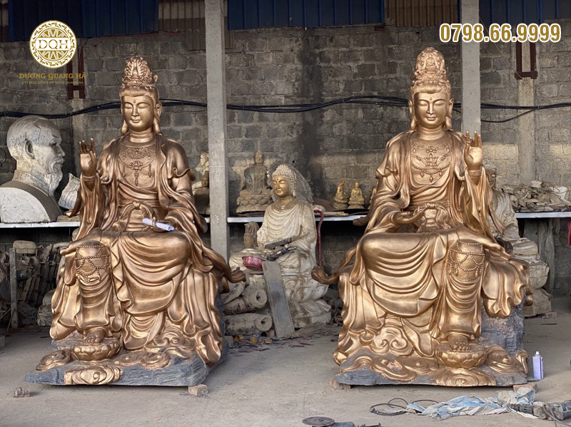 Tượng Phật Thế Chí Bồ tát cao 2m