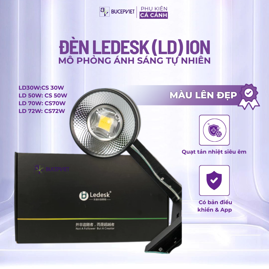 Đèn thủy sinh Ledesk WRGB