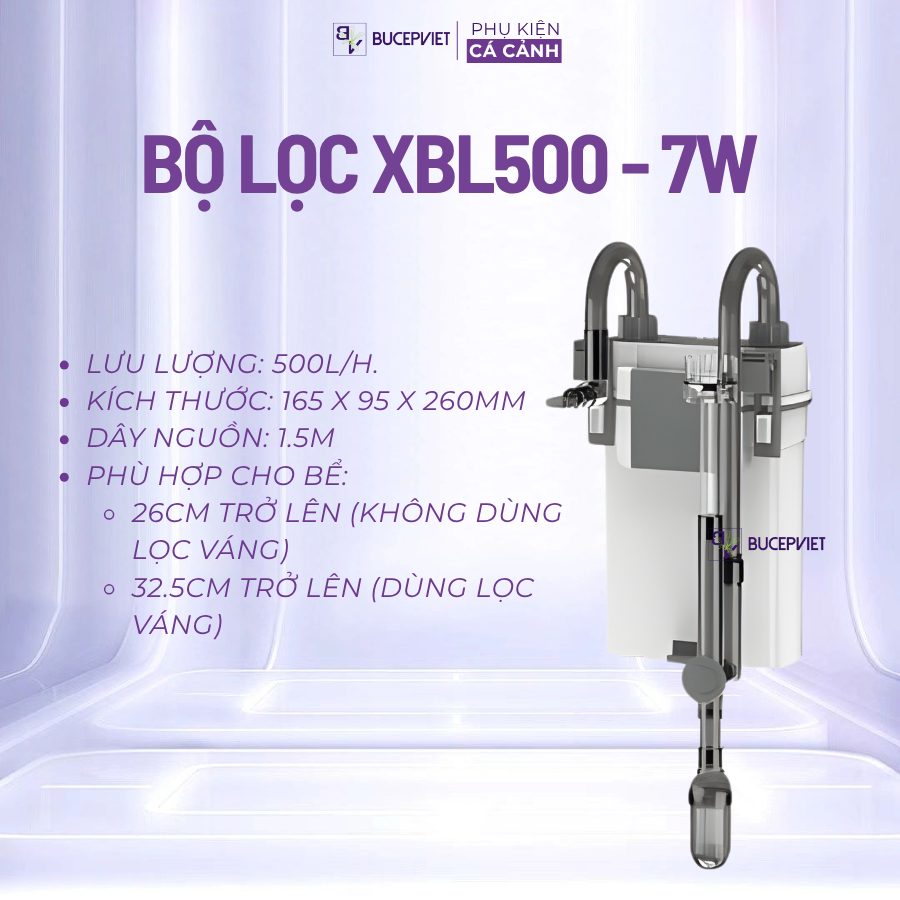 Thông số kỹ thuật Sunsun Xiaoli XBL-500/600 - 1