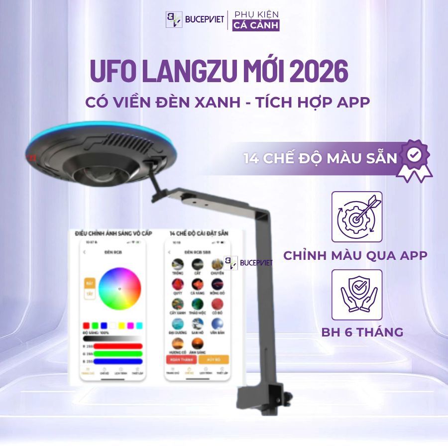 Đèn UFO Langzu LZ-800 WRGB