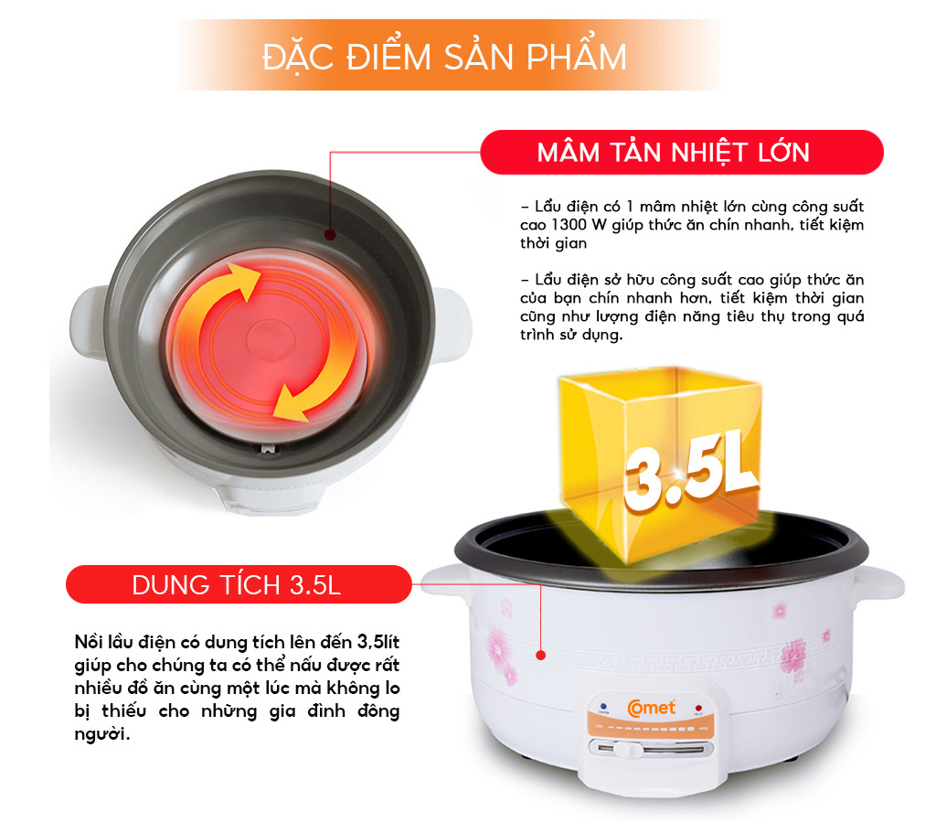 NỒI LẨU ĐIỆN CM7731