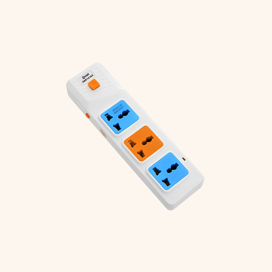 Ổ CẮM NỐI DÀI CES10302 DÂY 2 MÉT