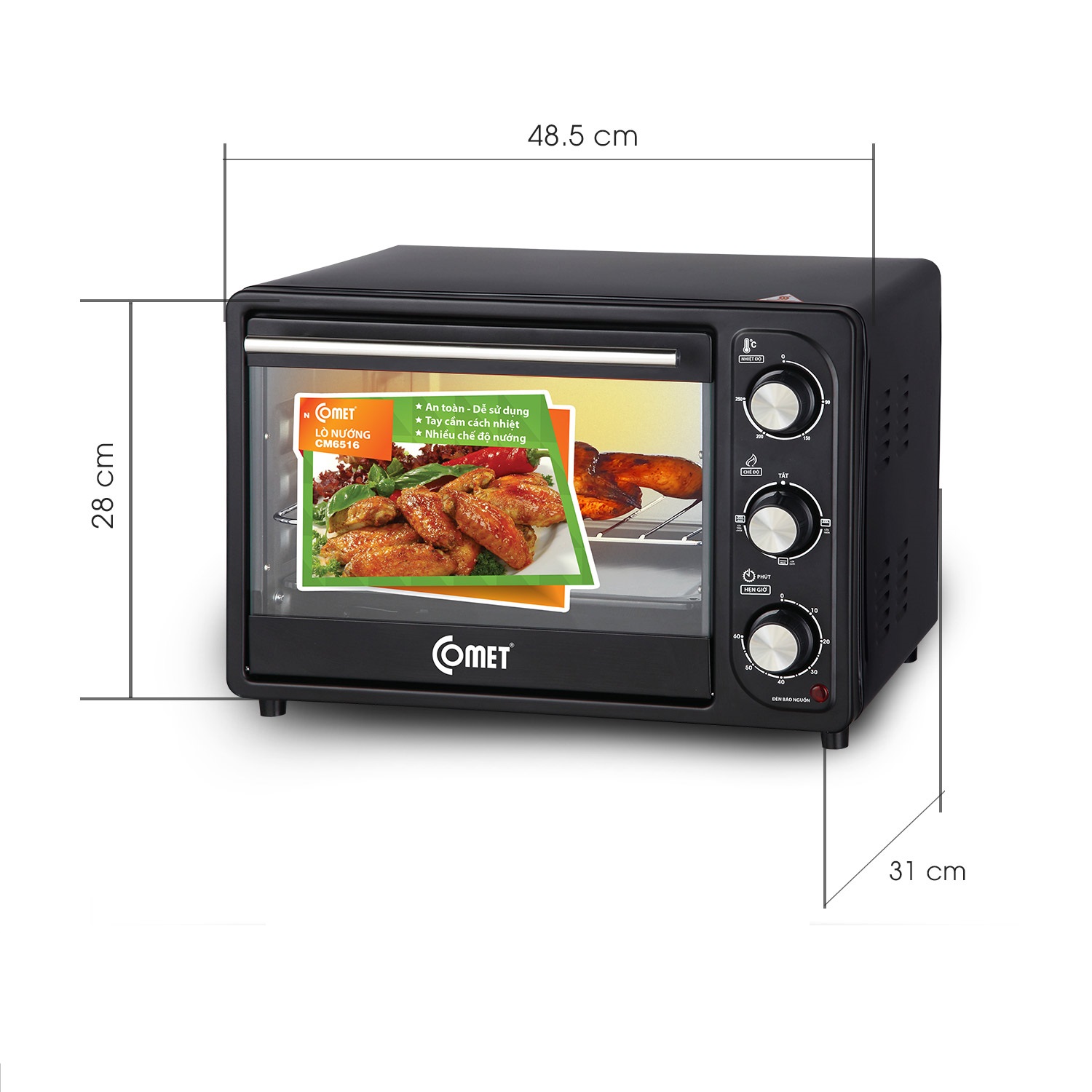 LÒ NƯỚNG VUÔNG CM6518