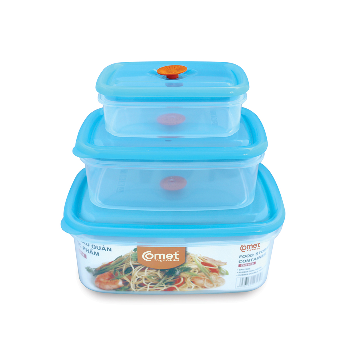 Bộ 3 hộp thực phẩm CH1618