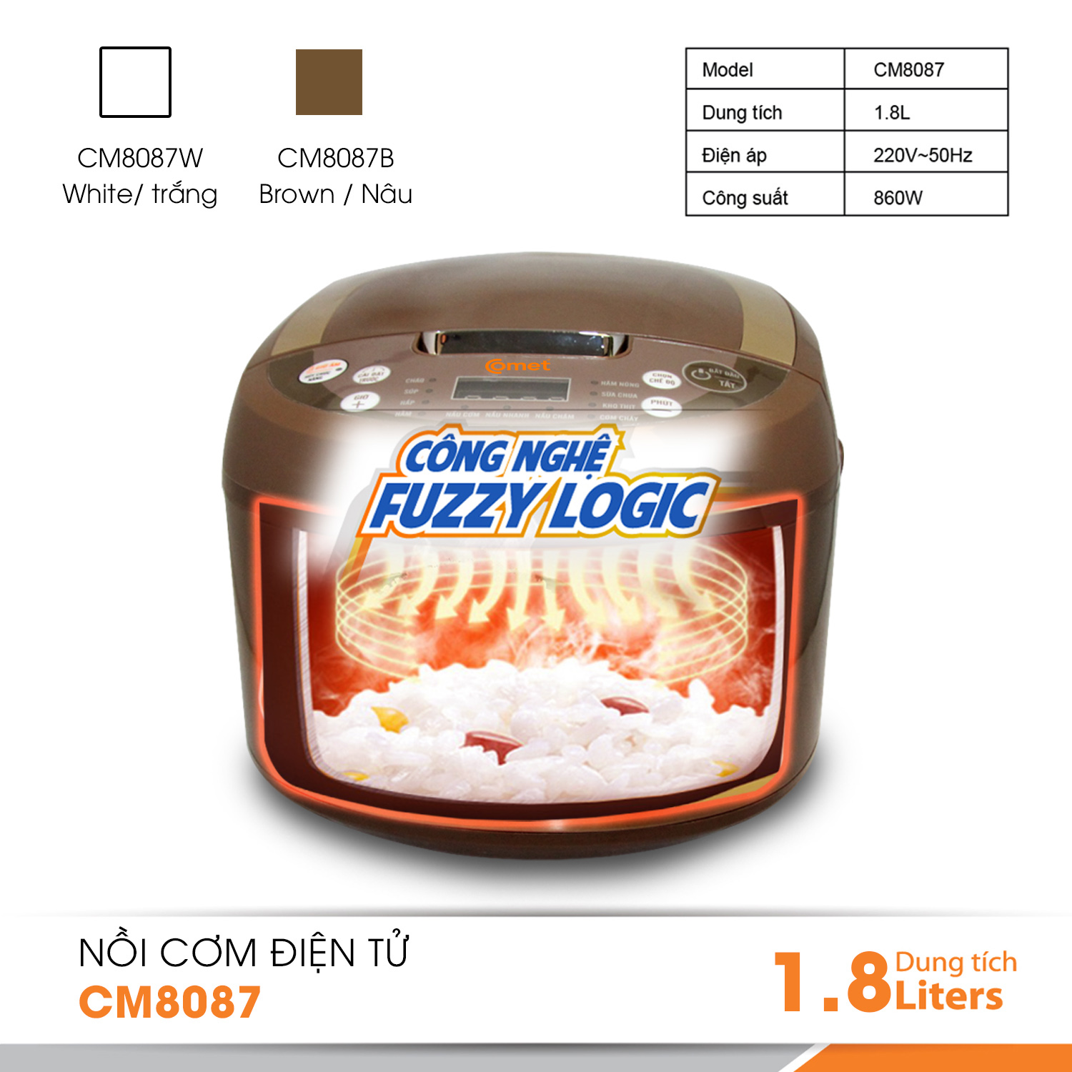 NỒI CƠM ĐIỆN TỬ CM8087