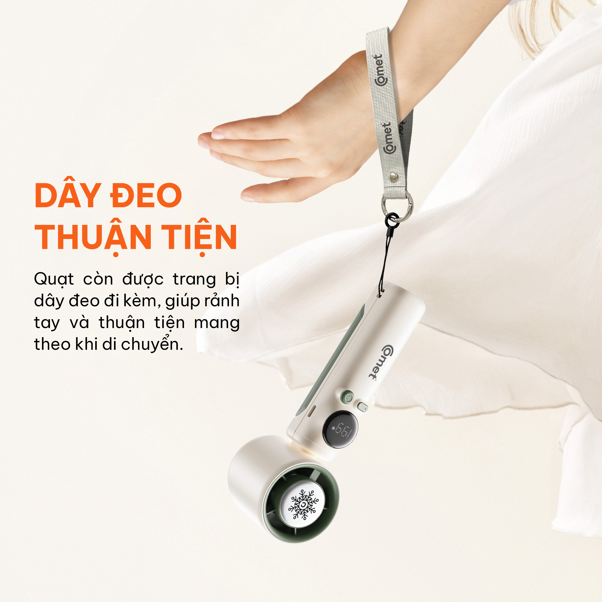 QUẠT SẠC COMET CRF1202