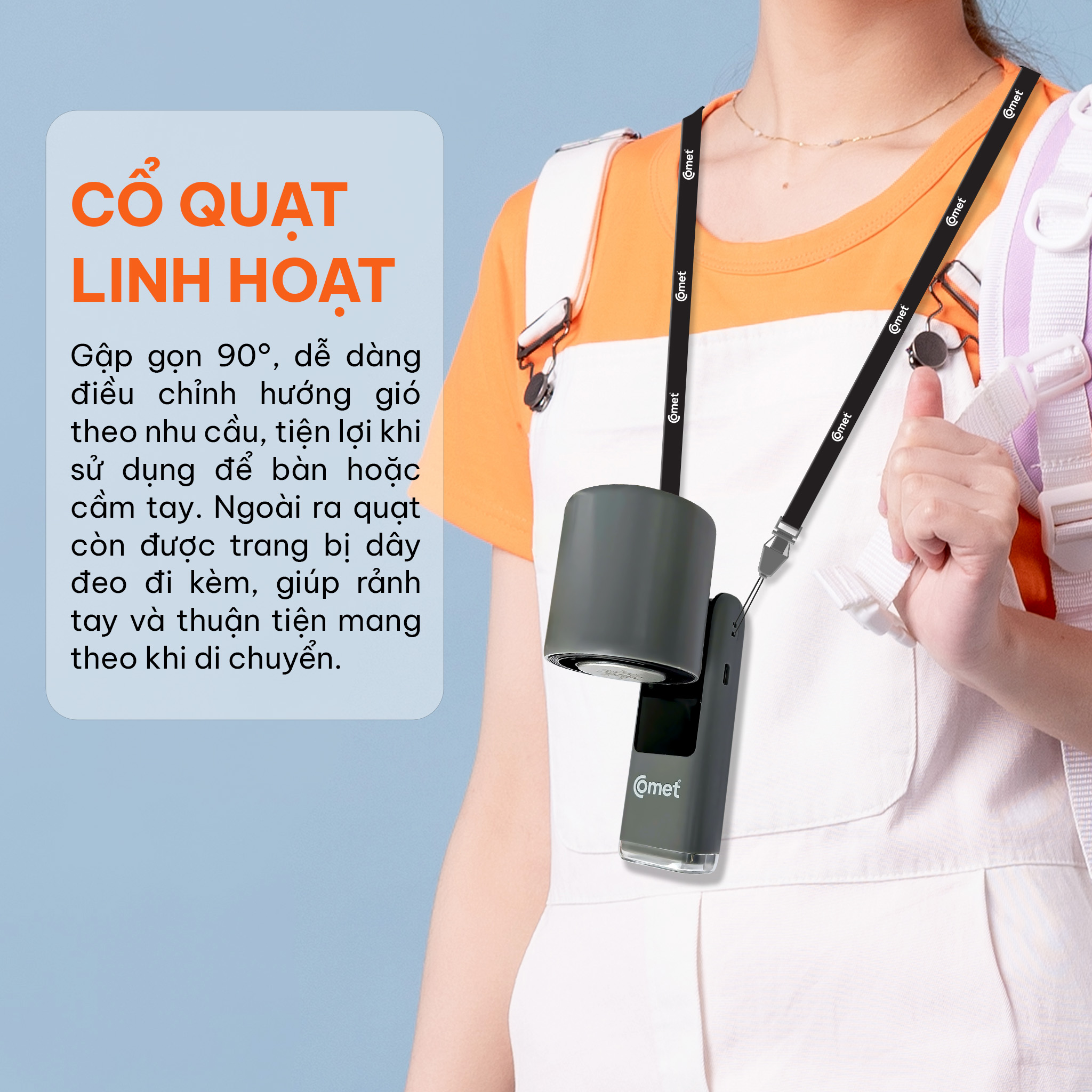 QUẠT SẠC COMET CRF1302