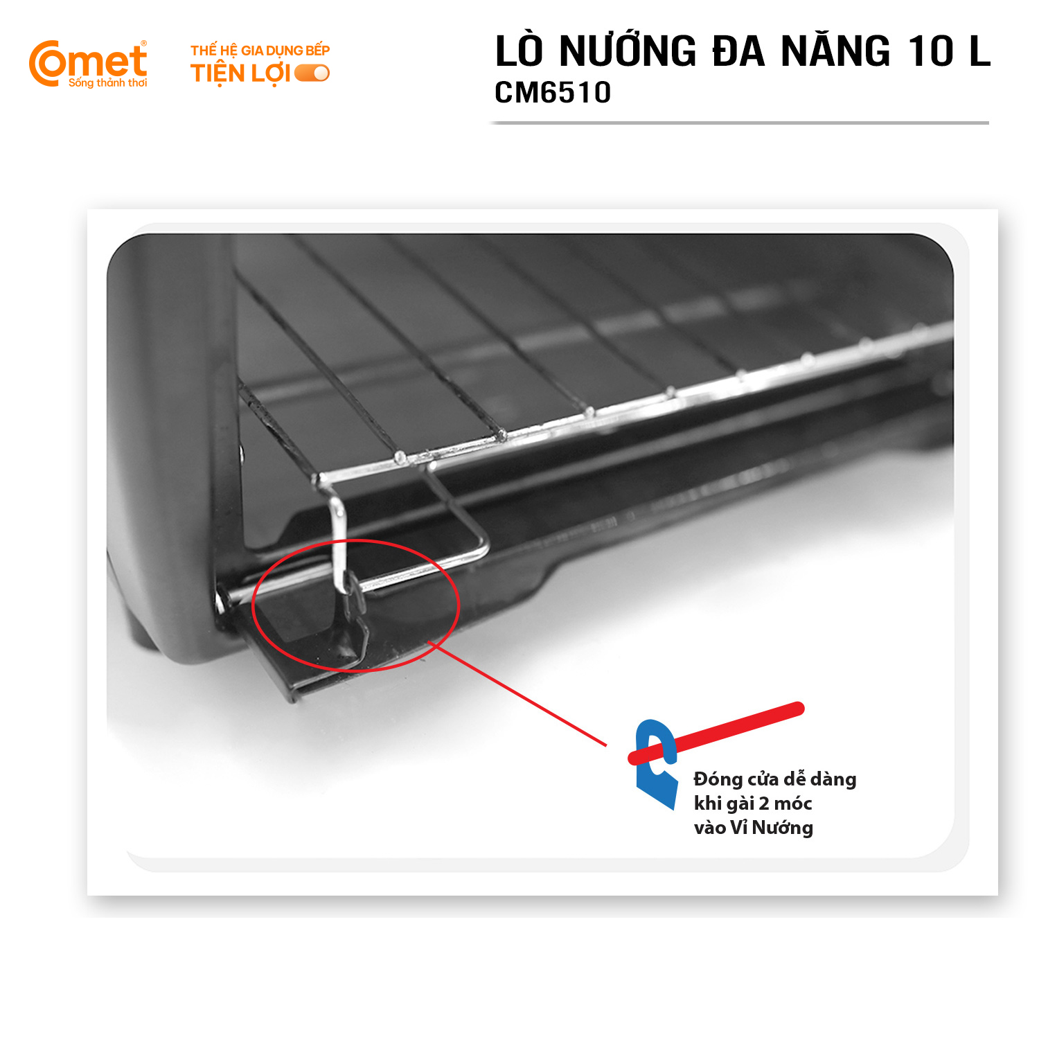 LÒ NƯỚNG VUÔNG CM6510