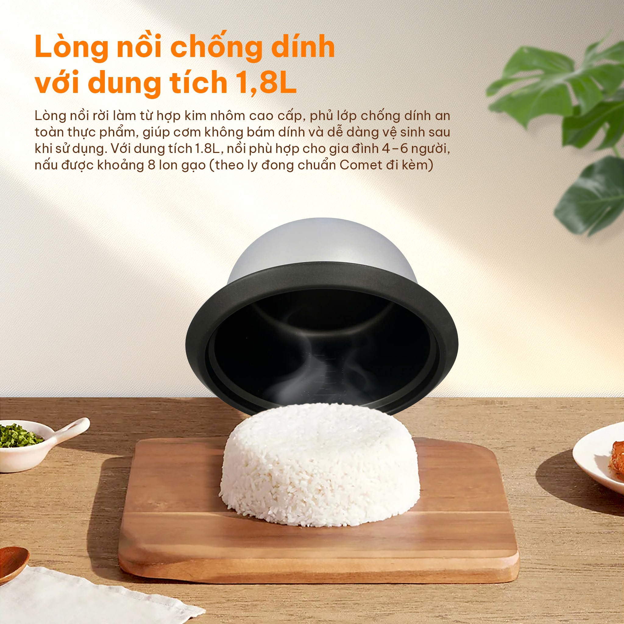 NỒI CƠM ĐIỆN NẮP RỜI CM8035