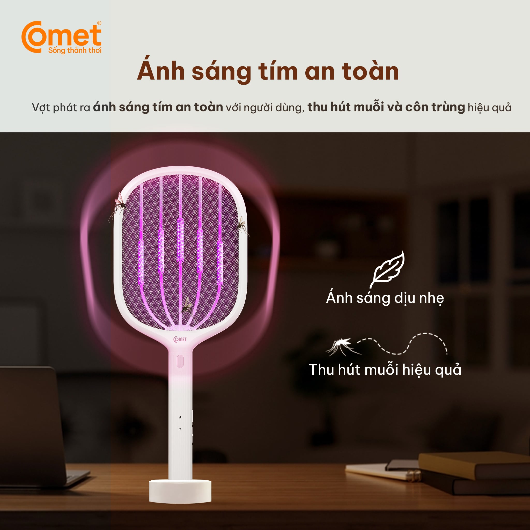 Vợt muỗi Comet CP049