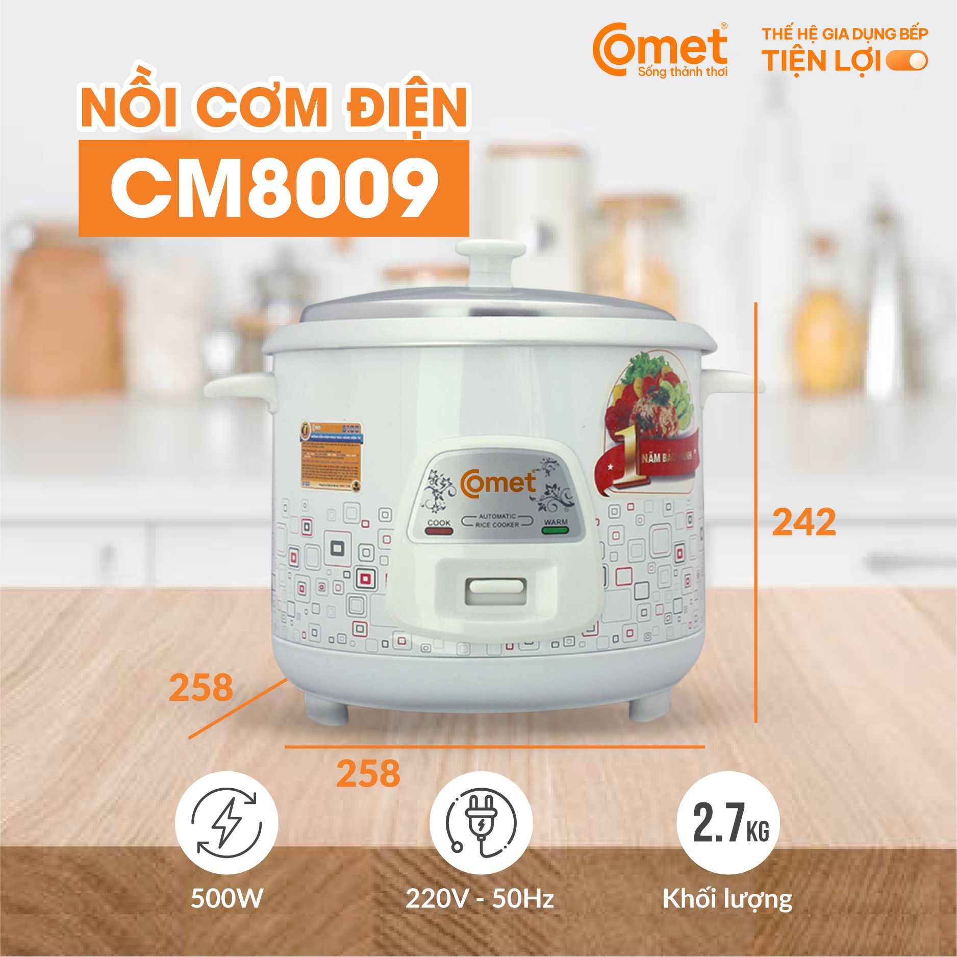 NỒI CƠM ĐIỆN CM8009